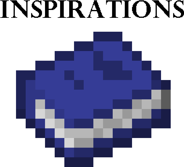 A Pixelated Blue And White Object