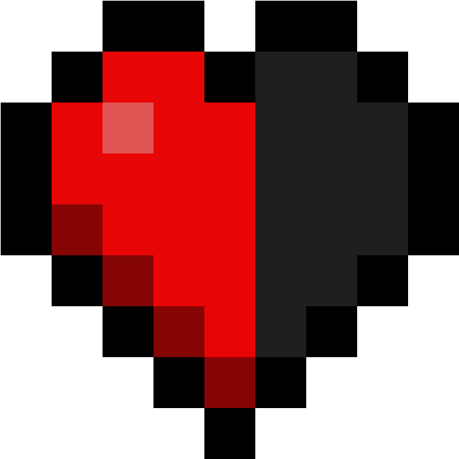 Minecraft Heart Png 667 X 667
