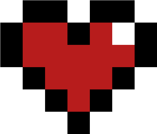 Minecraft Heart Png 526 X 451