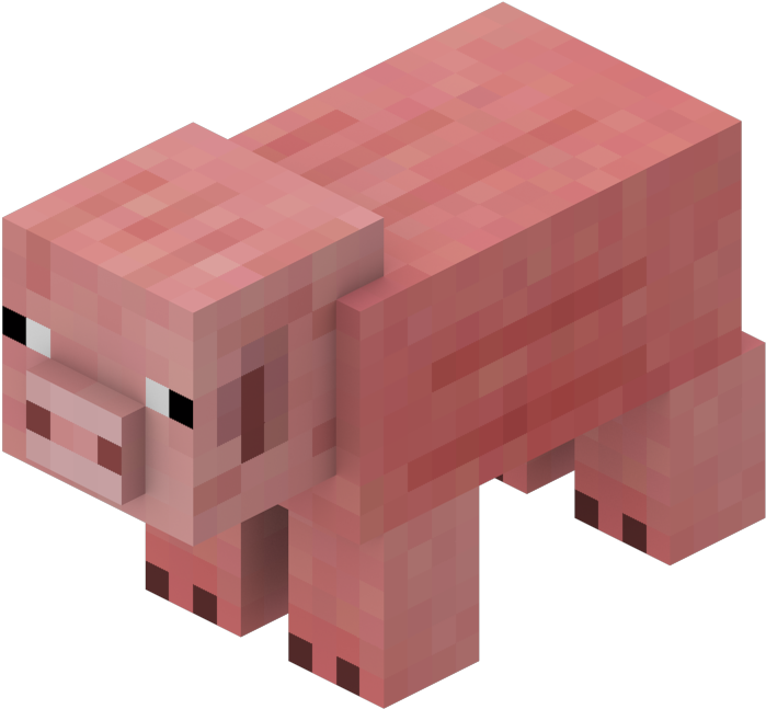 Minecraft Pig Png 699 X 647
