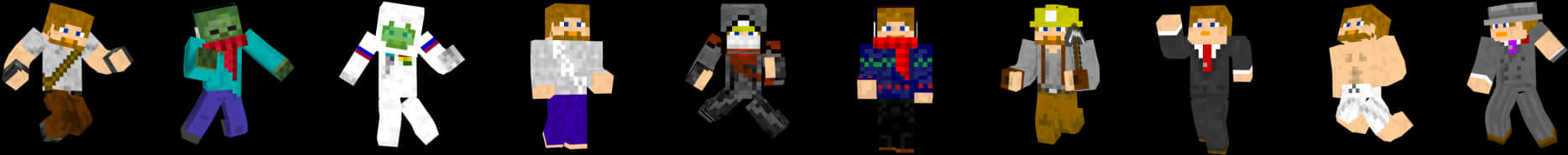 A Pixelated Video Game Characters