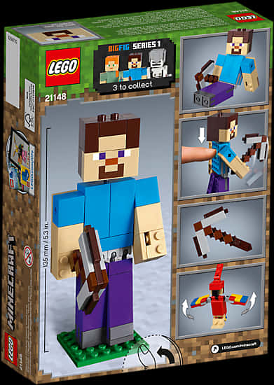 A Box Of Lego Minecraft Character
