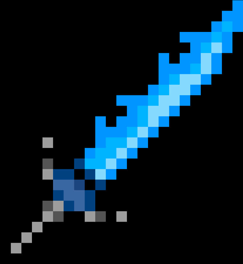 A Pixelated Video Game Sword