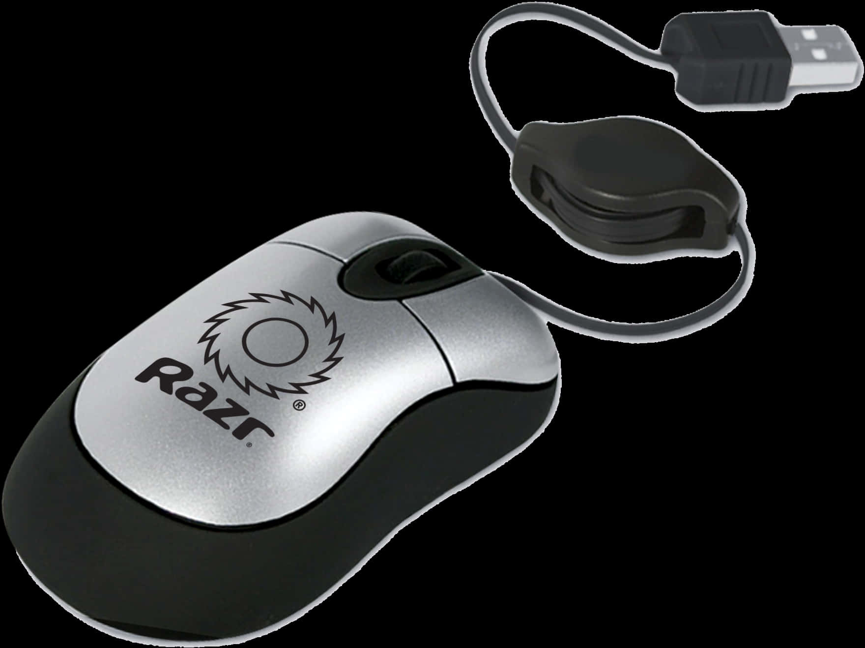 A Computer Mouse With A Cord