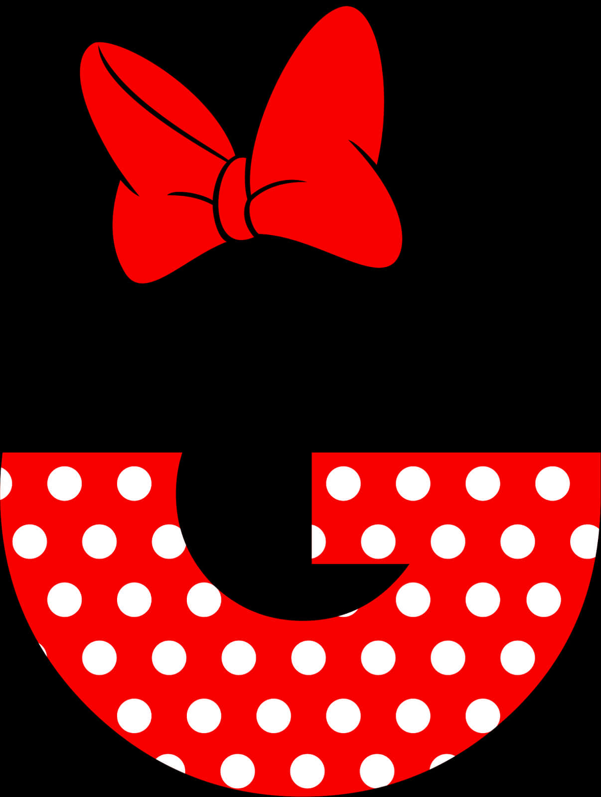 A Cartoon Character With A Bow
