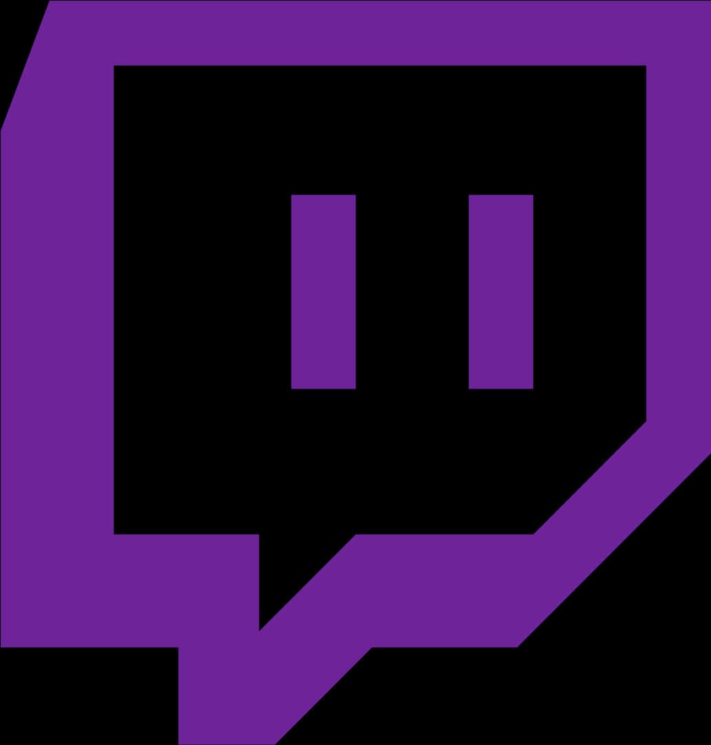 Minimalistic Twitch Logo