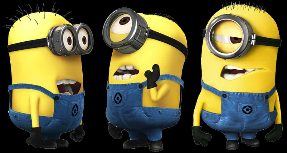 Download A Group Of Yellow Minions 100 Free FastPNG