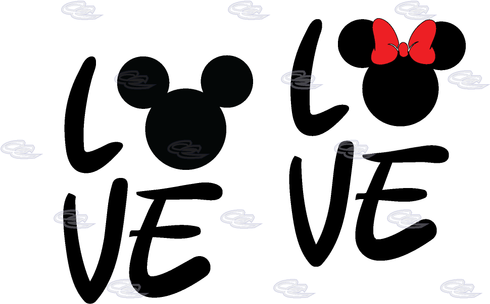 A Black Background With Cartoon Characters
