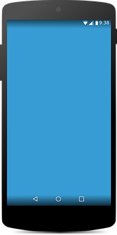 A Close-up Of A Blue Screen