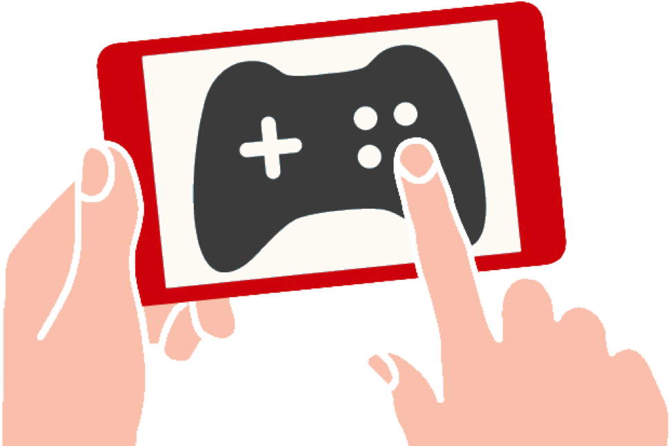 A Hand Holding A Video Game Controller