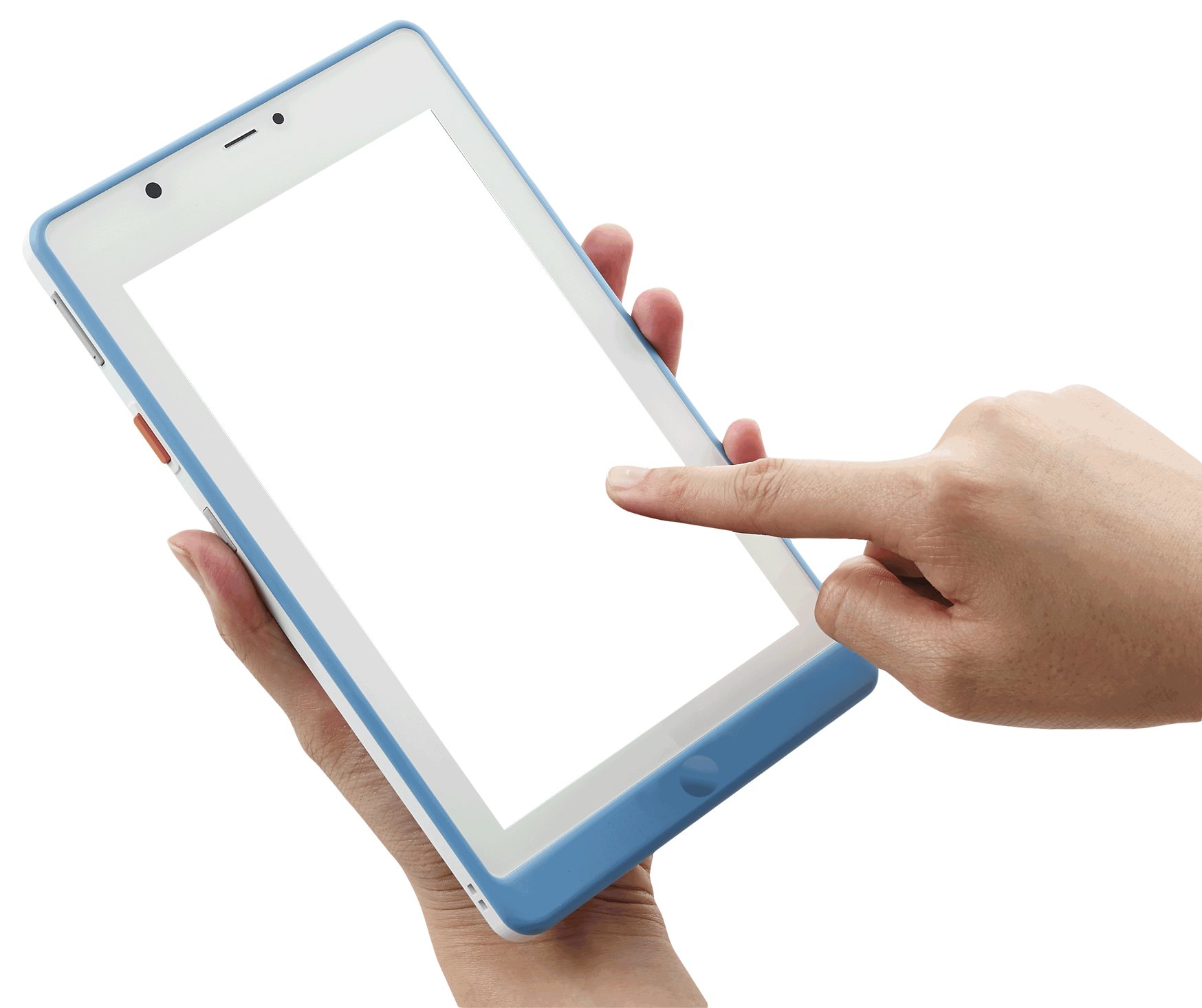 A Hand Holding A Tablet