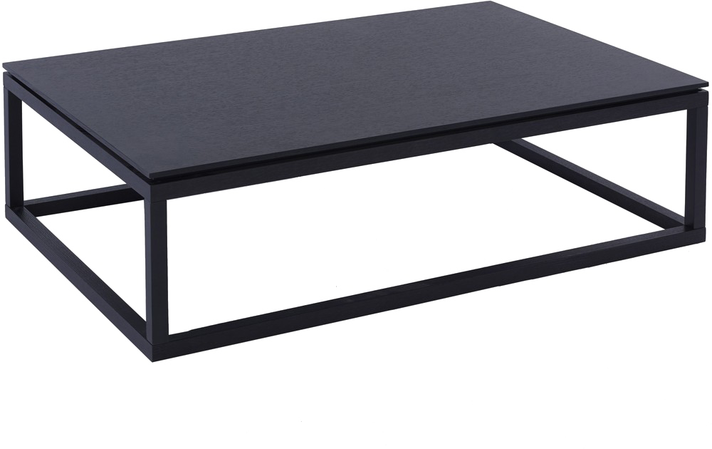 A Black Rectangular Table With A Black Background