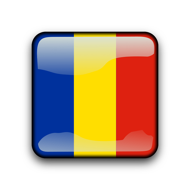 A Blue Yellow And Red Flag