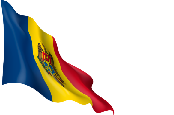 A Flag With A Blue Yellow And Red Flag