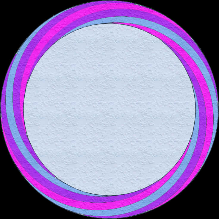 A Circular Object With A White Circle