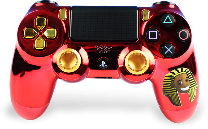 A Red Video Game Controller