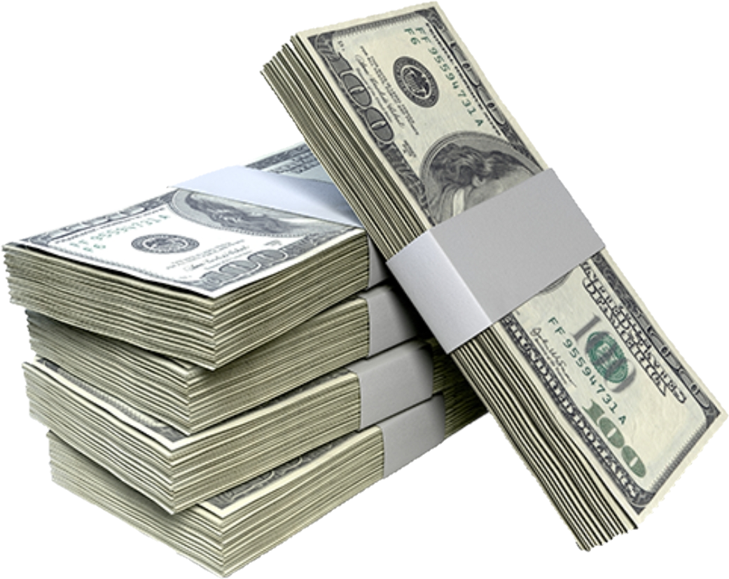 Money Stack Png 1041 X 827