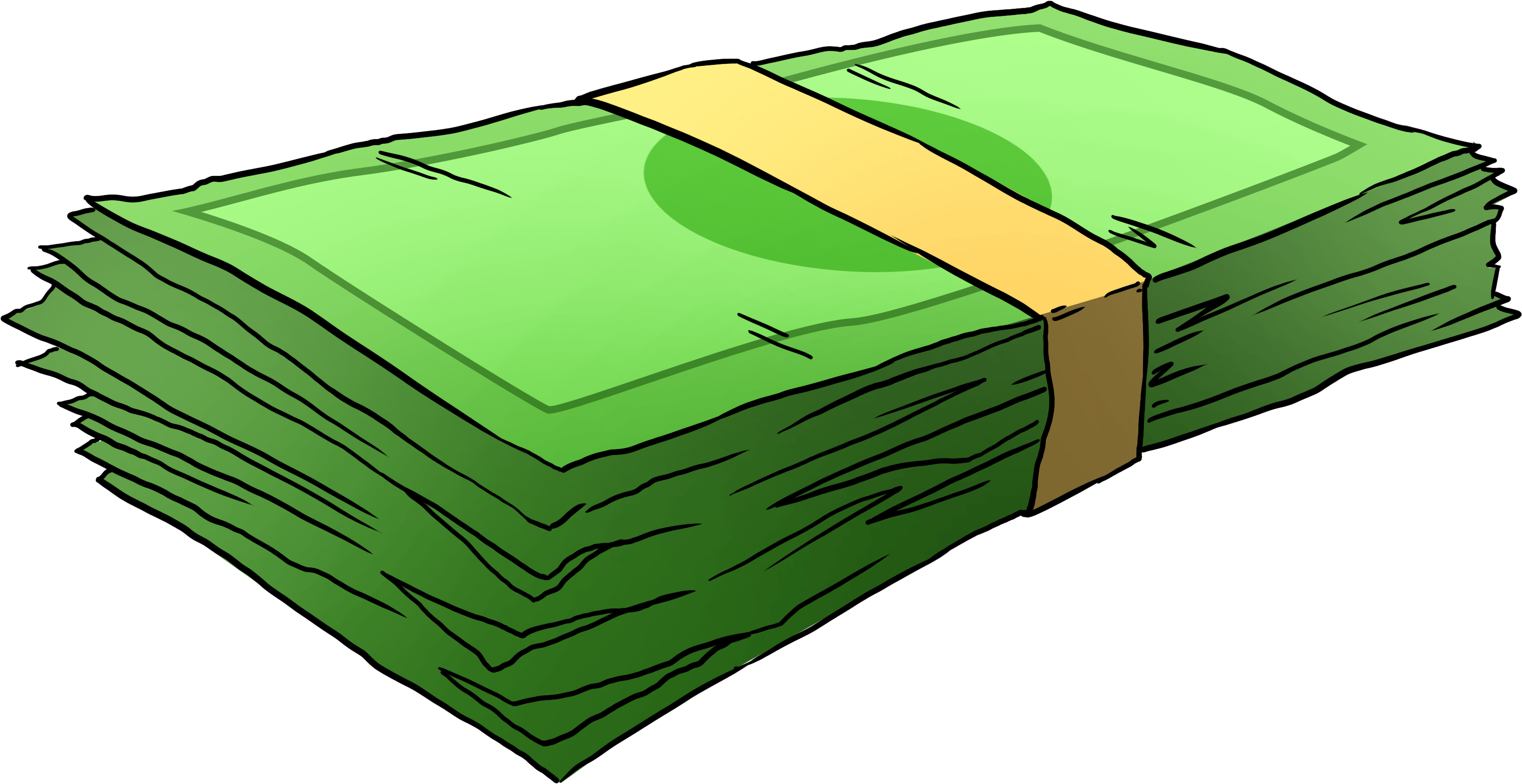 A Stack Of Green Paper Money