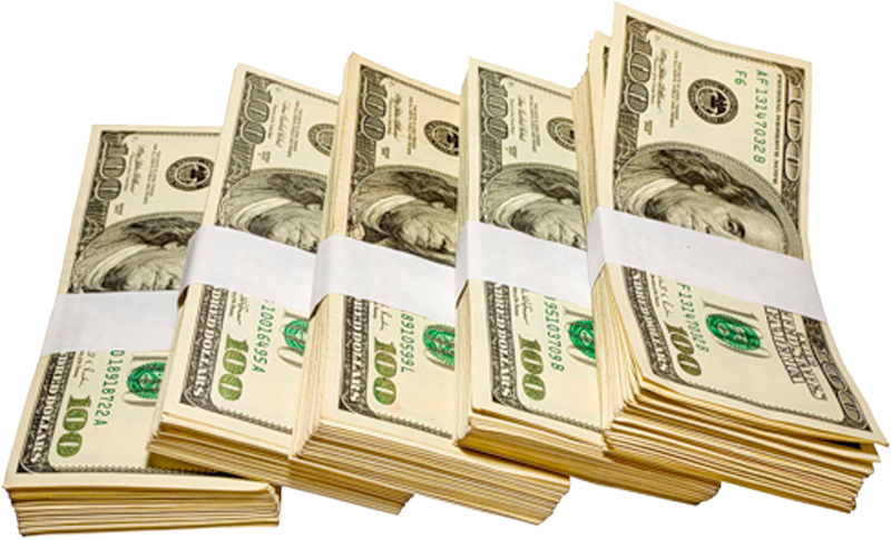 Money Stack Png 800 X 485