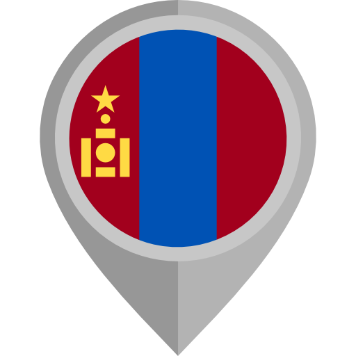 A Map Pointer With A Flag