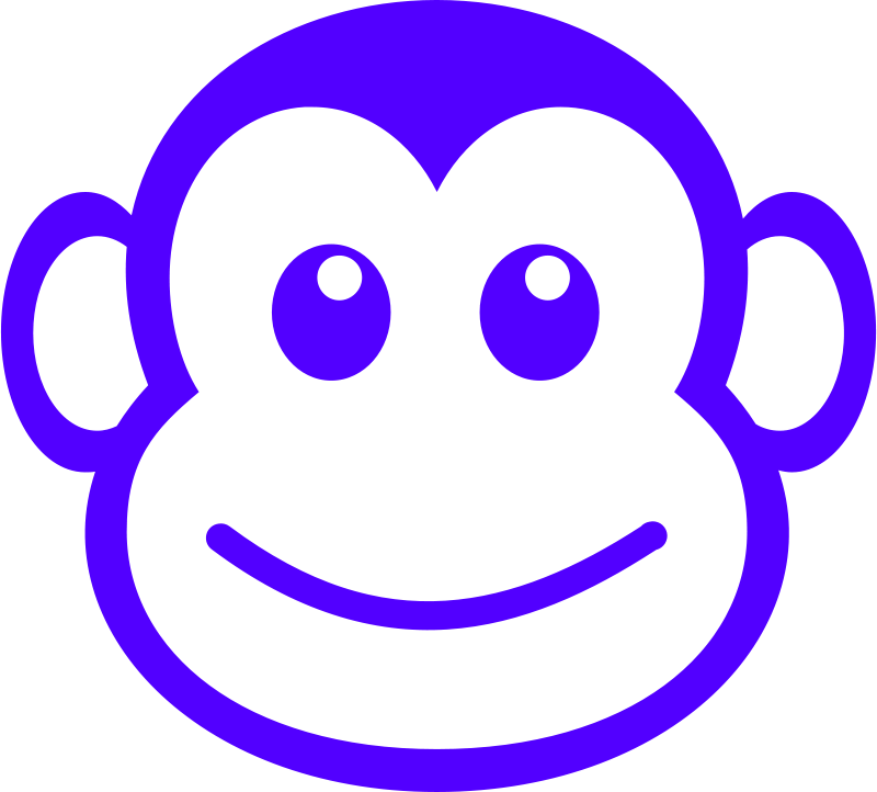 Purple Monkey Face
