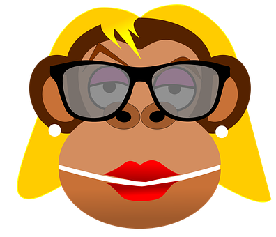 Monkey Woman Cartoon