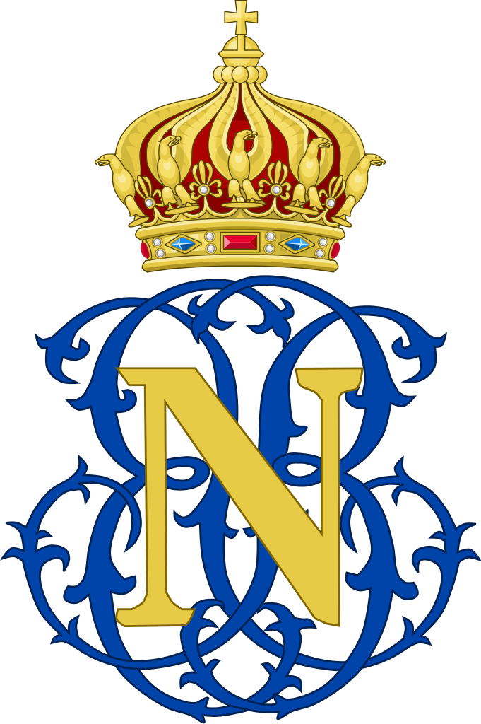 A Gold Crown And Blue Letter N