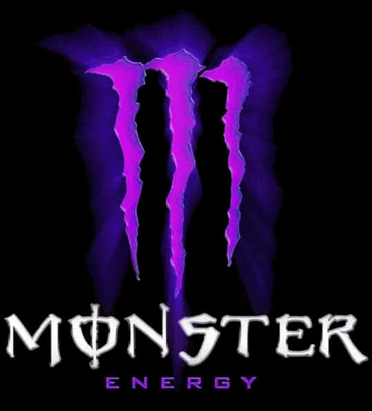 Monster Energy Drink Purple Logo