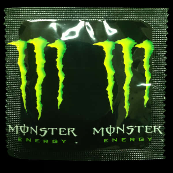 Monster Energy Drink Sealed Condom
