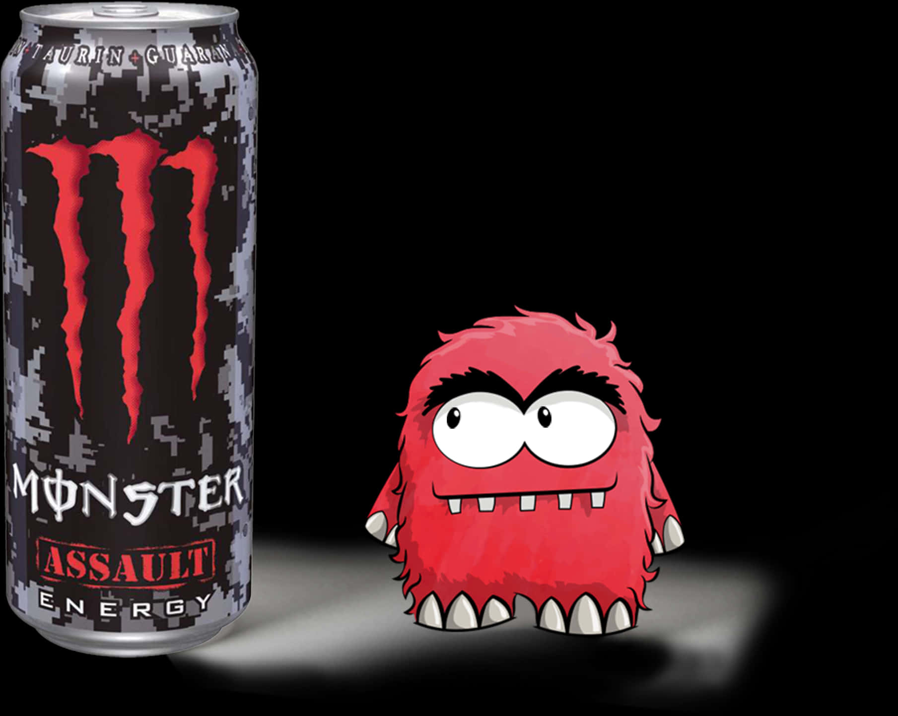 Monster Energy Drink Assault With Mascot