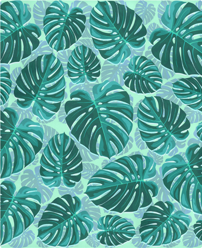 A Pattern Of Green Leaves