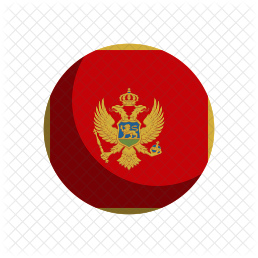 A Red And Gold Flag With A Double Eagle