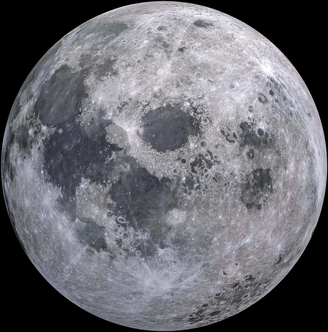 A Close Up Of The Moon