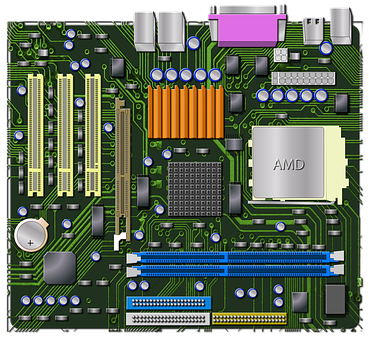 Motherboard Png 369 X 340