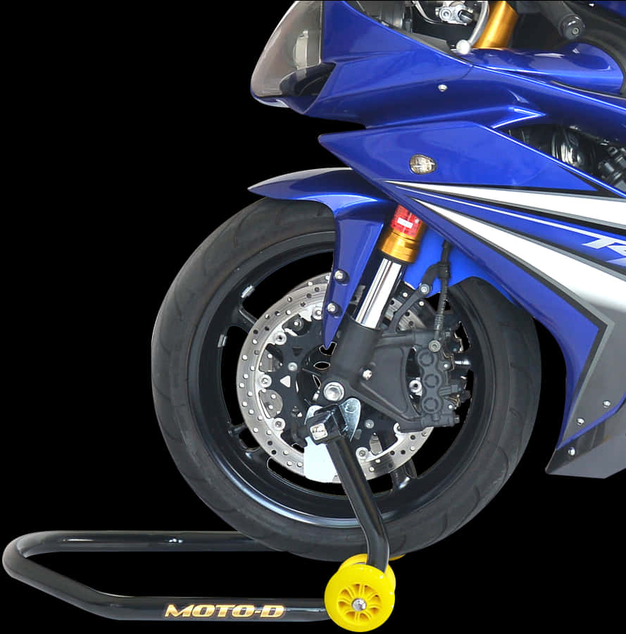 Moto D 'pro Series - Moto D Front Motorcycle Stand, Hd Png Download