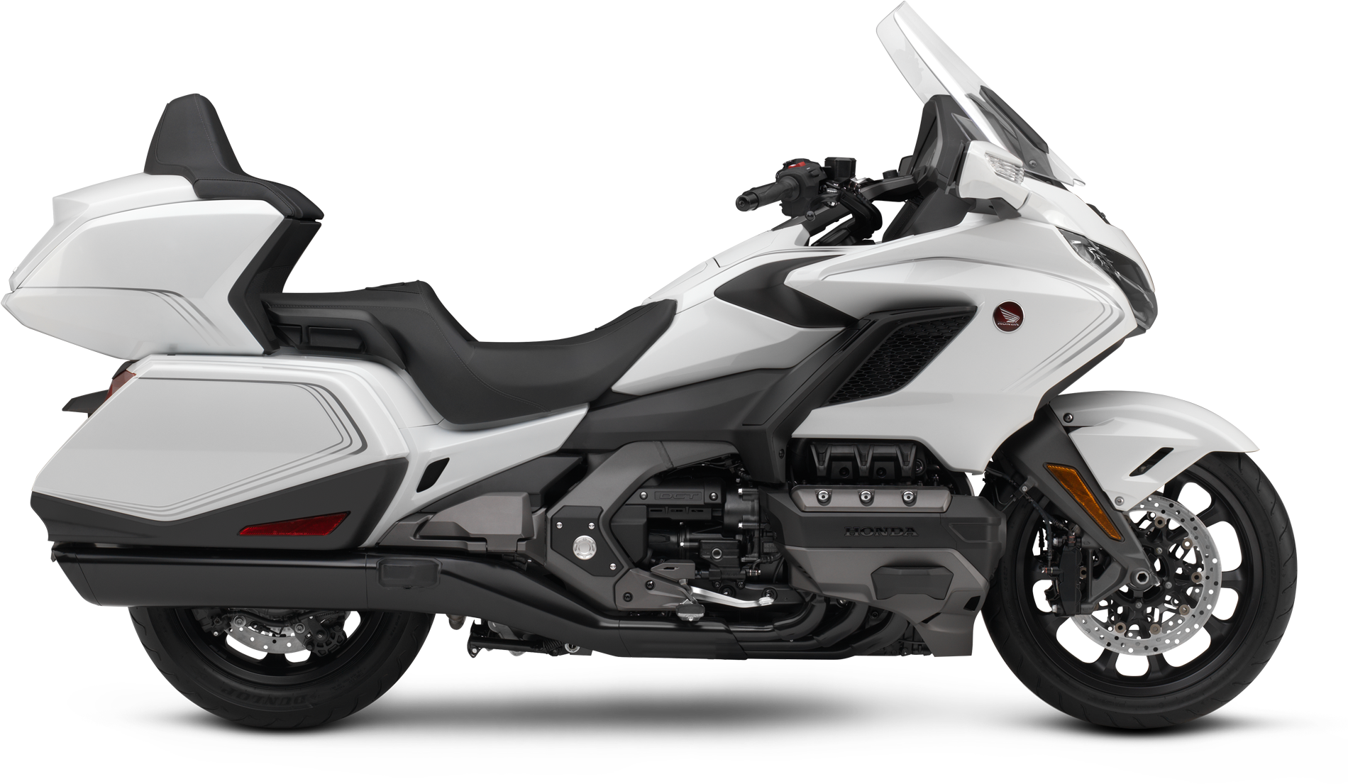 A White And Black Motorcycle