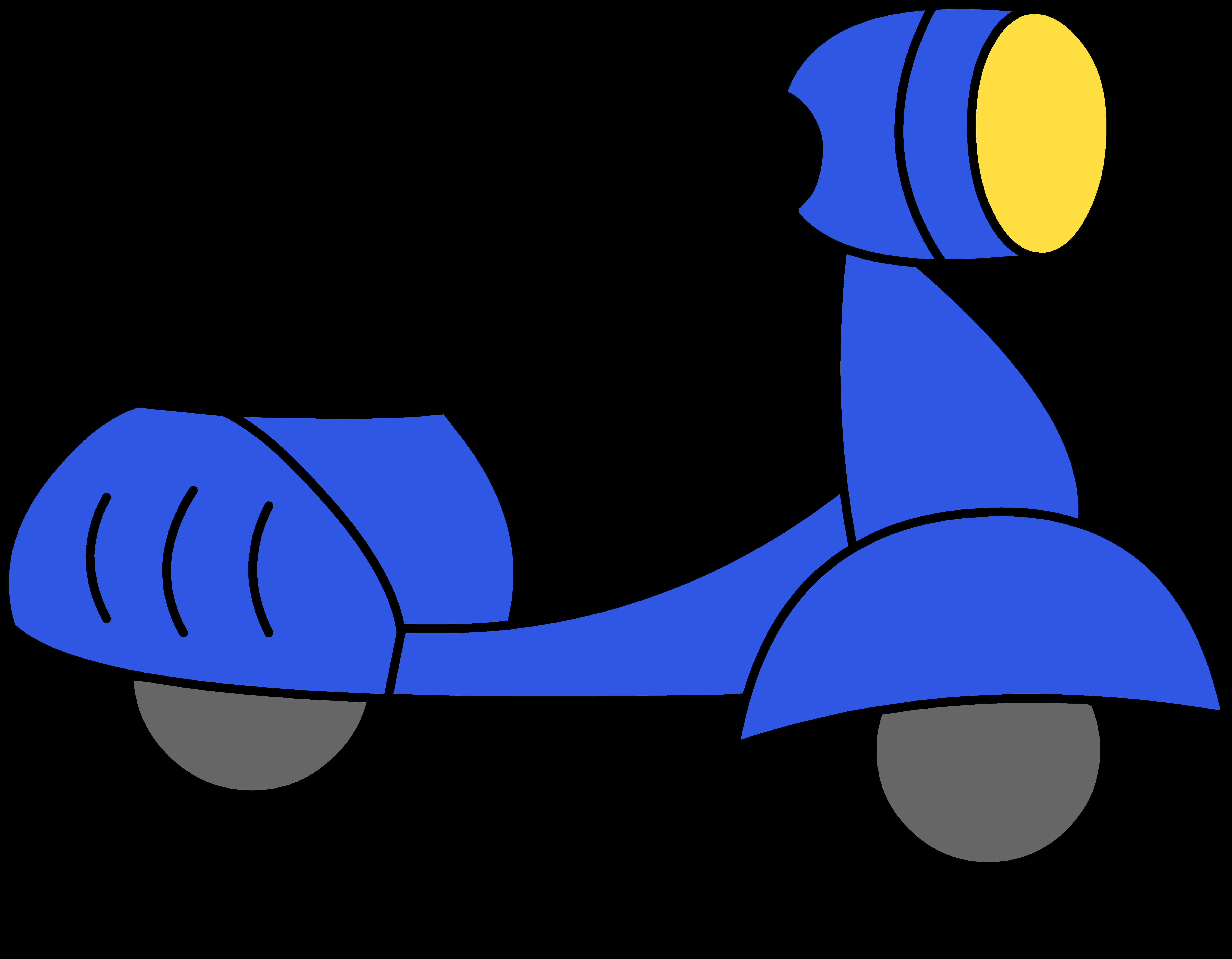 Blue Motor Vehicle 2d Illustration