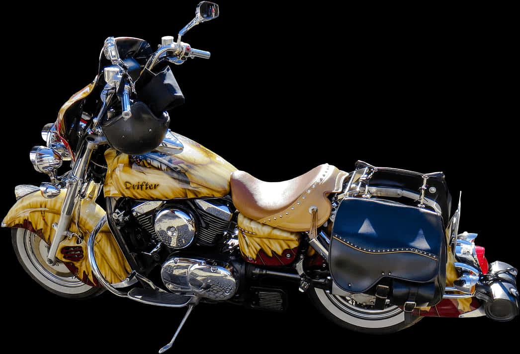 Motorcycle Drifter - Motorcycle, Hd Png Download