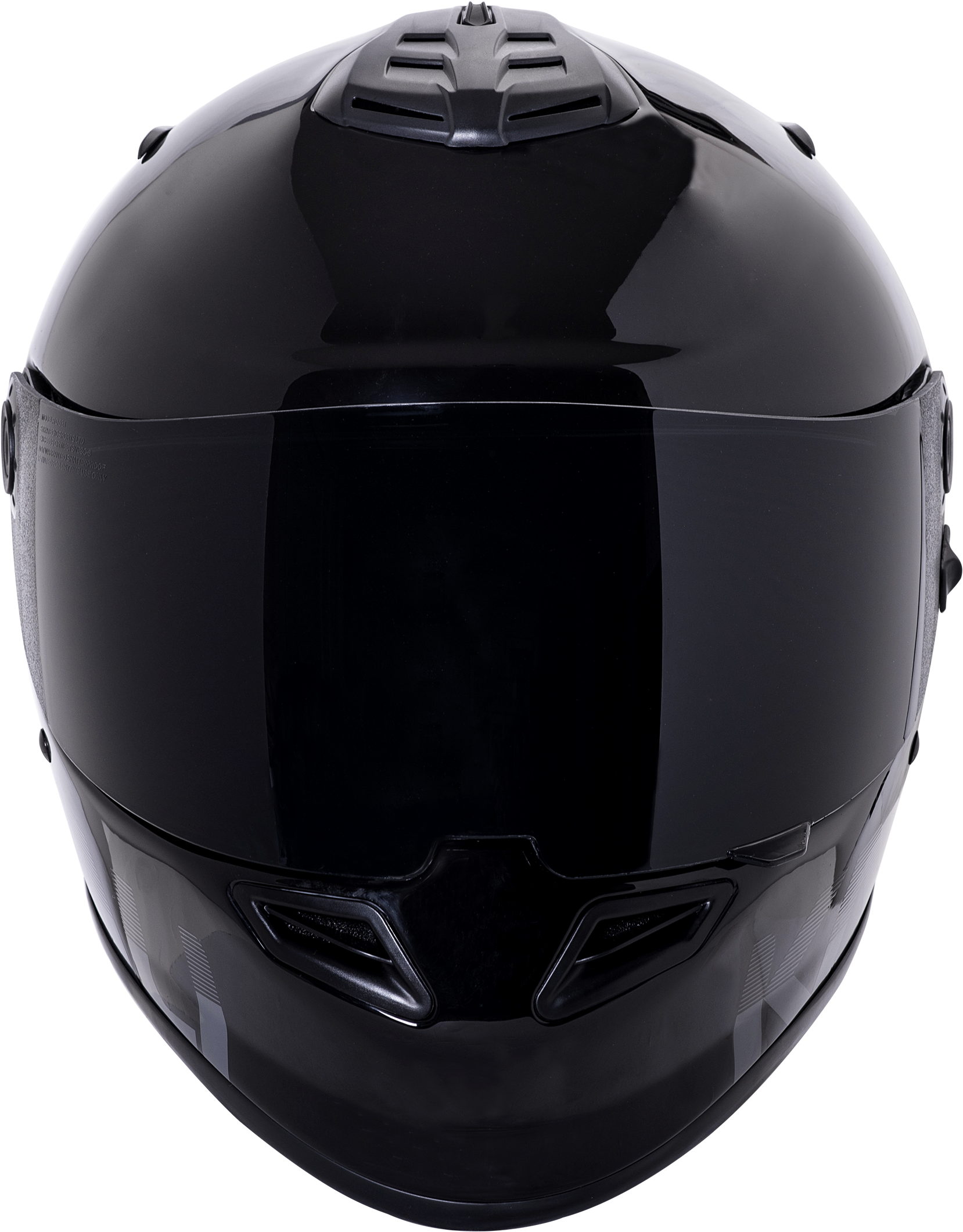 A Black Motorcycle Helmet With Visor