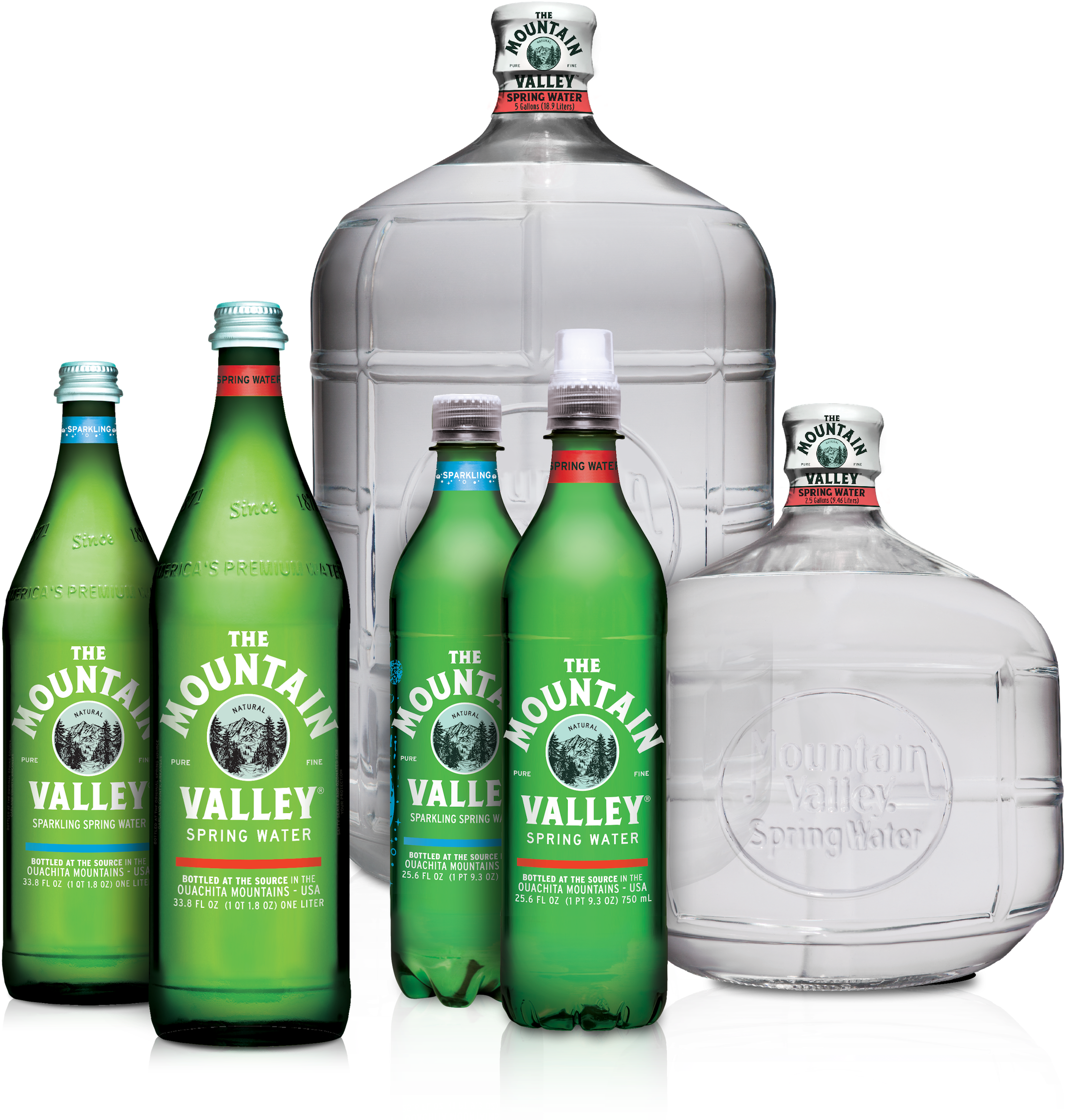 Mountain Valley Water Bottles - Mountain Valley Spring Water Small Bottles, Hd Png Download