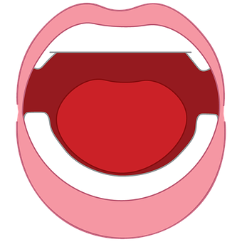 A Mouth With Open Mouth And White Teeth