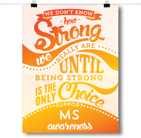 Ms Multiple Sclerosis Awareness - Christmas Card, Hd Png Download