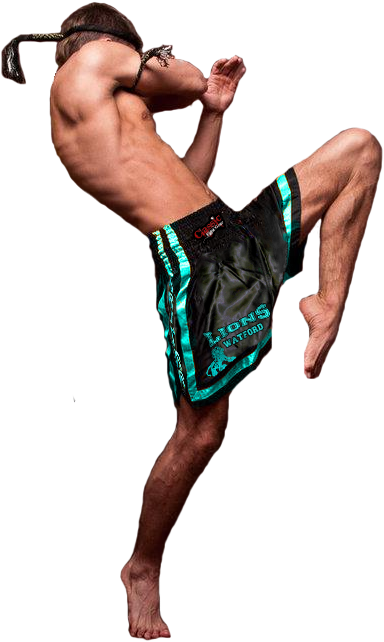 A Man In Shorts Kicking