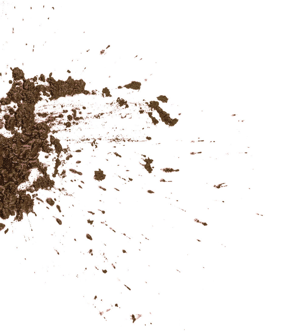 A Brown Powder Splatter On A Black Background