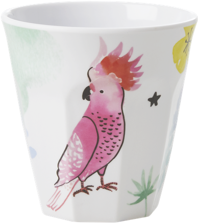 A Cup With A Bird On It