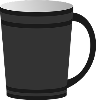 A Black And White Mug