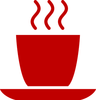 A Red Cup With Smoke
