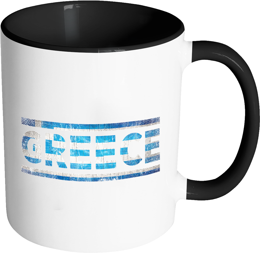 A White And Black Coffee Mug