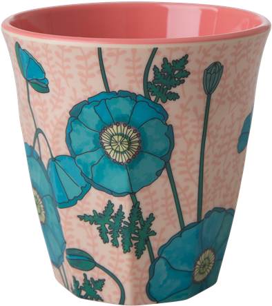 A Cup With Flowers On It