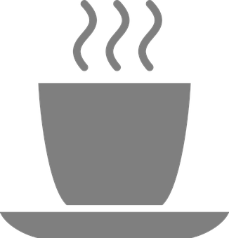 A Grey Cup With Smoke